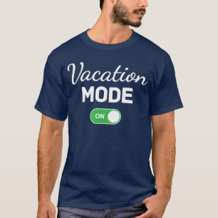 Camiseta Modo De Vacaciones En La Familia Divertida Del Via