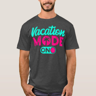 Camiseta Modo de Vacaciones Lindo Verano de Crucero de Esca