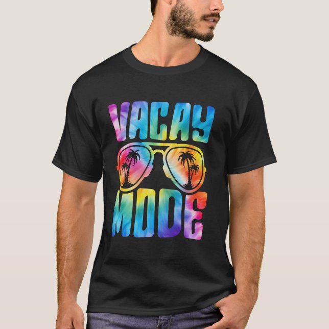Camiseta Modo de Vacaciones Palma Árbol Playa Vacaciones de (Anverso)