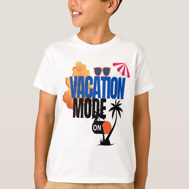 Camiseta Modo de Vacción (Anverso)