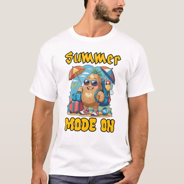 Camiseta Modo de verano activado (Anverso)