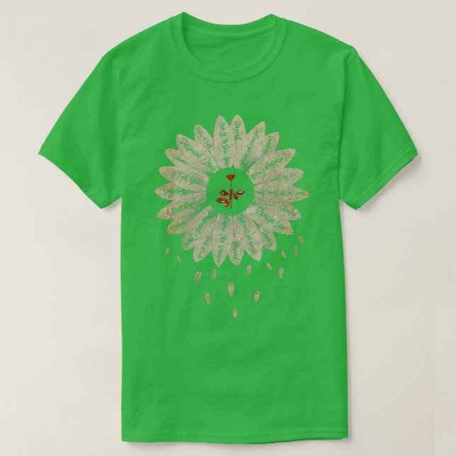 Camiseta Modo depeche flor TShirt (Diseño del anverso)