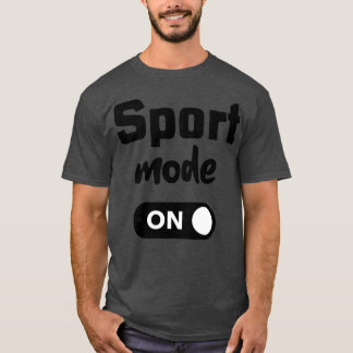 Camiseta Modo deportivo en negro