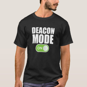 Camiseta Modo Diácono Religioso Cristiano Ministro Católic