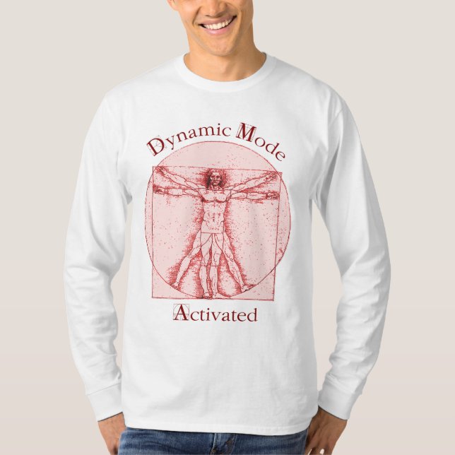Camiseta Modo Dinámico Manga Larga  (Anverso)