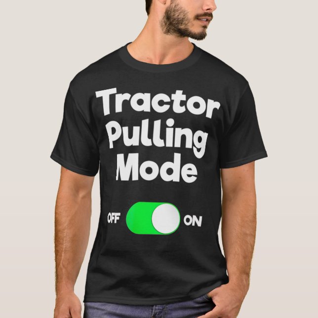 Camiseta Modo divertido de lanzamientos de tractores (Anverso)