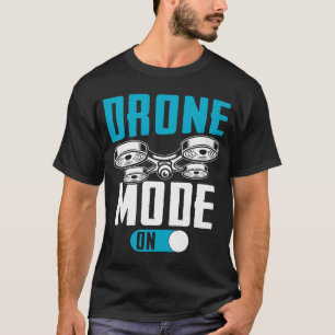 Camiseta Modo drone en Alas Entusiastas Si Te Ducho Sho