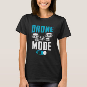 Camiseta Modo drone en Alas Entusiastas Si Te Ducho Shou