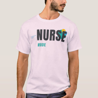 Camiseta MODO ENFERMERA | Diseño Gráfico Moderno de Enferme