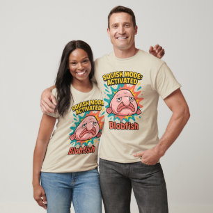 Camiseta Modo Esponjoso Activado – Pez Globo Adorable