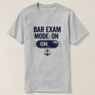 Camiseta Modo Examen de Abogado Activado Diseño Vintage par