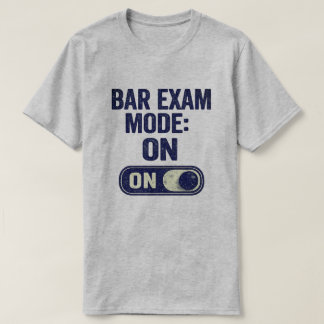 Camiseta Modo Examen de Abogado Activado Gráfico de Faculta