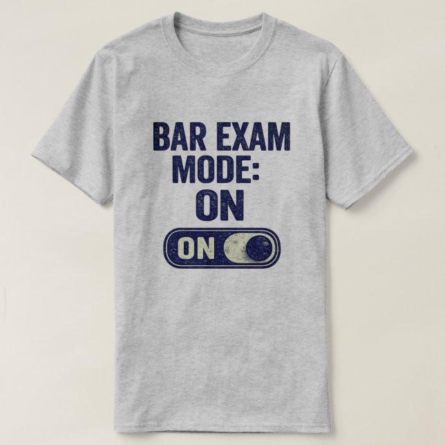 Camiseta Modo Examen de Abogado Activado Gráfico de Faculta (Diseño del anverso)