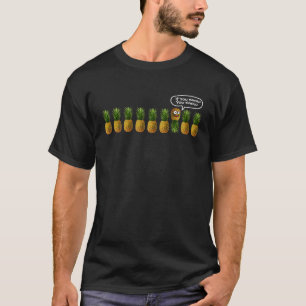 Camiseta Modo fiesta Swinger de piña boca abajo Vanilla S