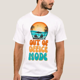 Camiseta Modo Fuera de la Oficina