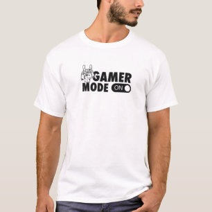 Camiseta Modo Gamer En Impresionante Merch De Convención De