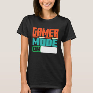 Camiseta Modo Gamer En Videojuegos De Juego De Gamer