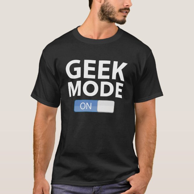 Camiseta Modo Geek activado (Anverso)