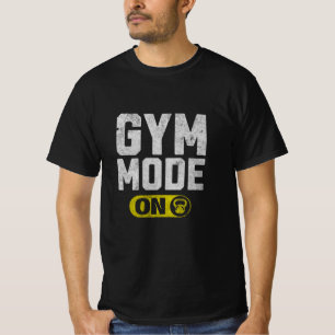 Camiseta Modo Gimnasio Activado - Diseño Motivador De Gimna