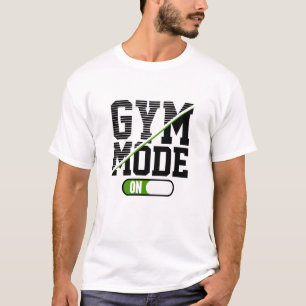 Camiseta Modo Gimnasio En La Formación De Gimnasio