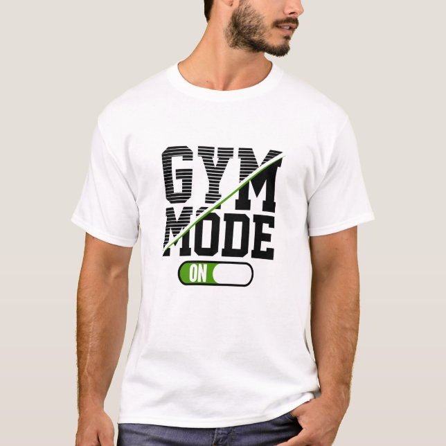Camiseta Modo Gimnasio Entrenamiento Gimnasio Ejercicio (Anverso)
