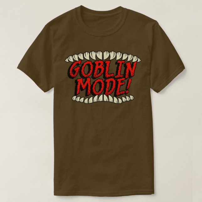 CAMISETA MODO GOBLIN (Diseño del anverso)