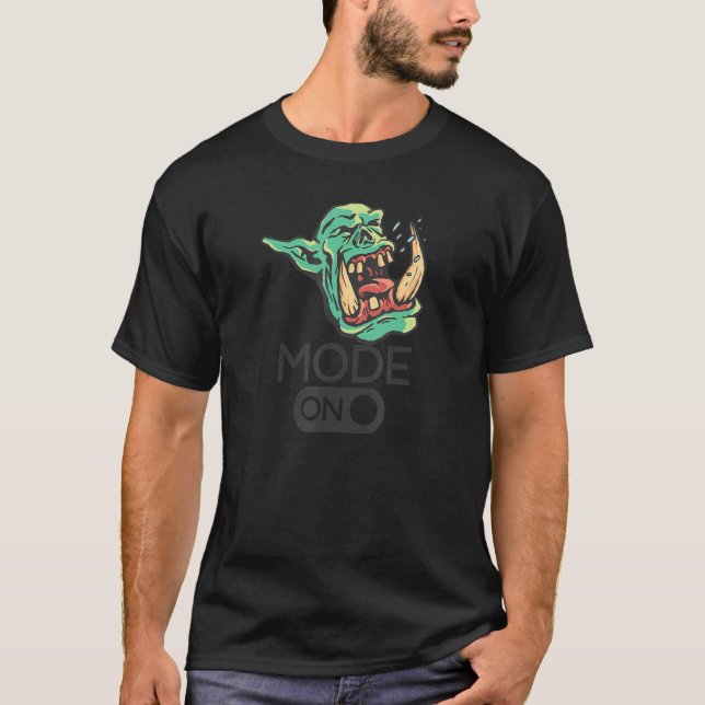 Camiseta MODO GOBLIN EN Goblins Gritando meme activado (Anverso)