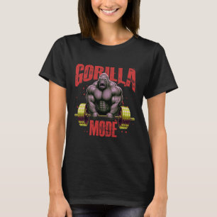 Camiseta Modo Gorila Gimnasio de Levantamiento de Pesas Ent