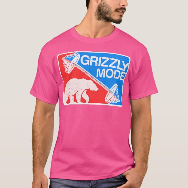 Camiseta Modo Grizzly para mujeres - Gimnasio de salida de  (Anverso)