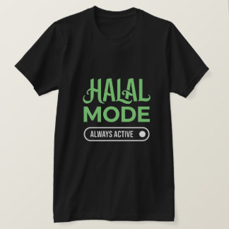 Camiseta Modo Halal Siempre Activo - Ropa Urbana Islámica p