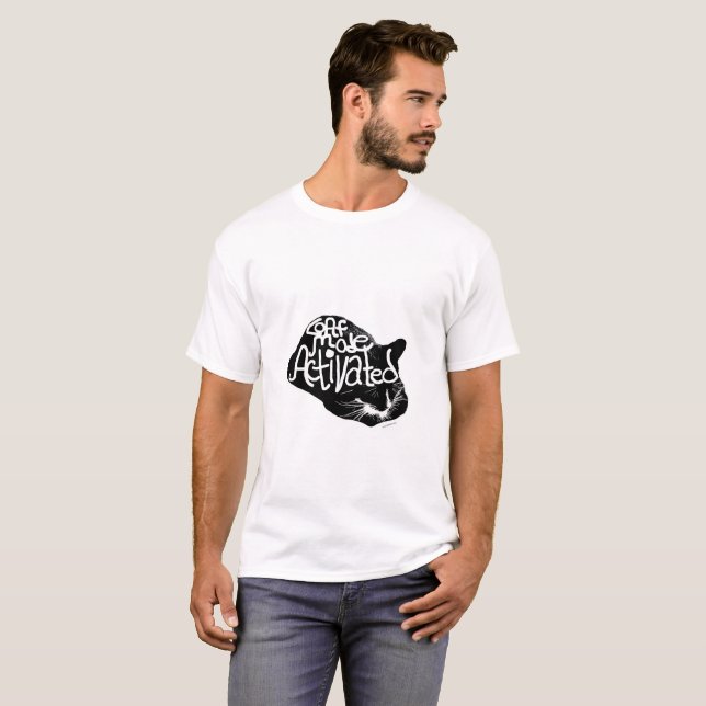 Camiseta Modo hogareño activado Lazy Days Relajado Cat (Anverso completo)