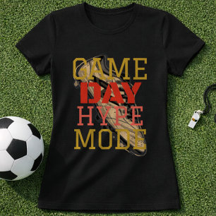 Camiseta Modo Hype Día de Partido Fanático de Fútbol