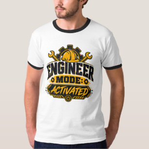 Camiseta Modo Ingeniero Activado Humor de Ingeniería