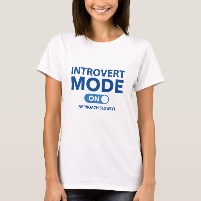 Camiseta Modo Introvertido activado (Anverso)