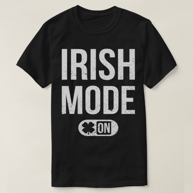 Camiseta Modo Irlandés En St Patricks Attire Men Women Kid  (Diseño del anverso)