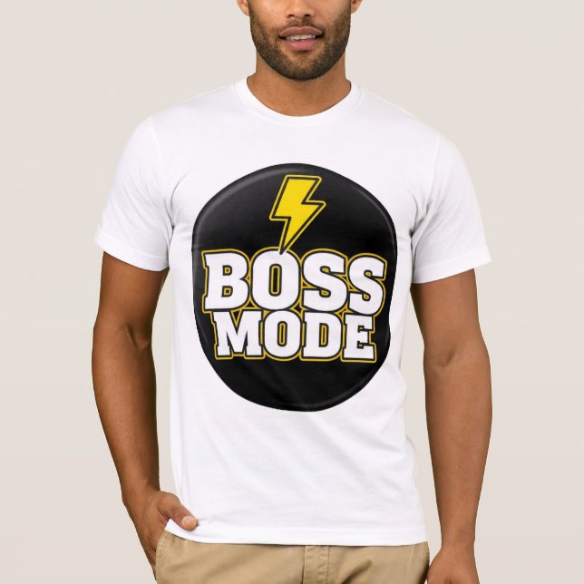 Camiseta `Modo Jefe` (Anverso)