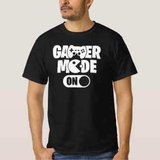 Camiseta Modo Jugador Activado Frase Divertida de Jugador
