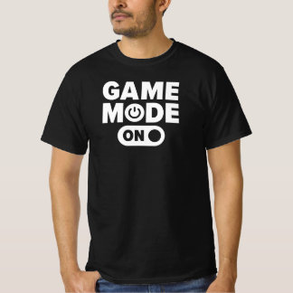 Camiseta Modo Jugador Activado Frase Divertida de Jugador
