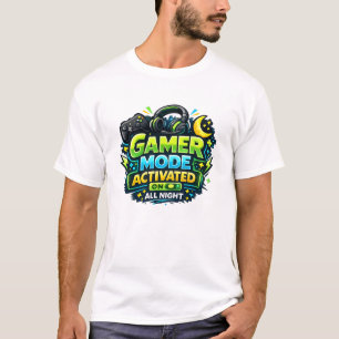 Camiseta Modo Jugador Activado Toda la Noche
