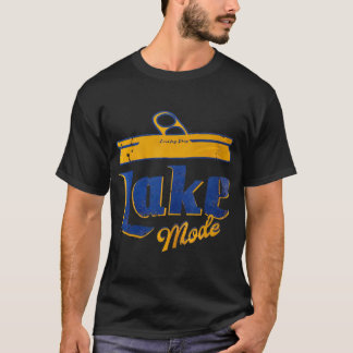 Camiseta Modo lacustre de la vida del lago Mens de verano M