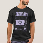 Camiseta Modo Legendario Alpha Puño Relámpago Sin Miedo Cal<br><div class="desc">Aprovecha tu máximo potencial con esta camiseta "LEGENDARIA" Alpha Mode. Con un poderoso puño cerrado golpeando con un rayo, este diseño oscuro y agresivo está enmarcado por símbolos de poder absoluto, incluyendo un escudo coronado marcado con "NO FEAR". Estampada con una etiqueta "ALPHA MODE EST. 225", está diseñada para aquellos...</div>