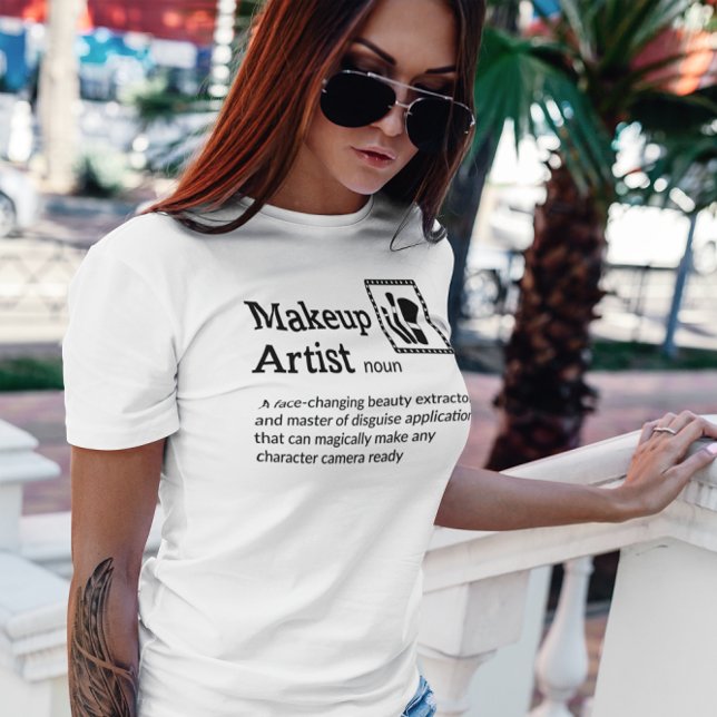 Camiseta Modo luminoso de definición de artista de maquilla (Subido por el creador)