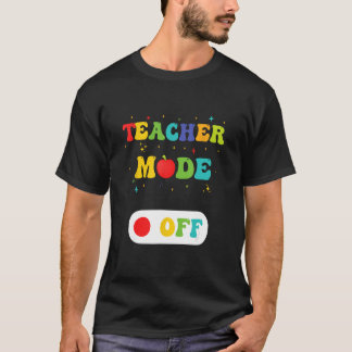 Camiseta modo maestro groovy apagado el último día del vera