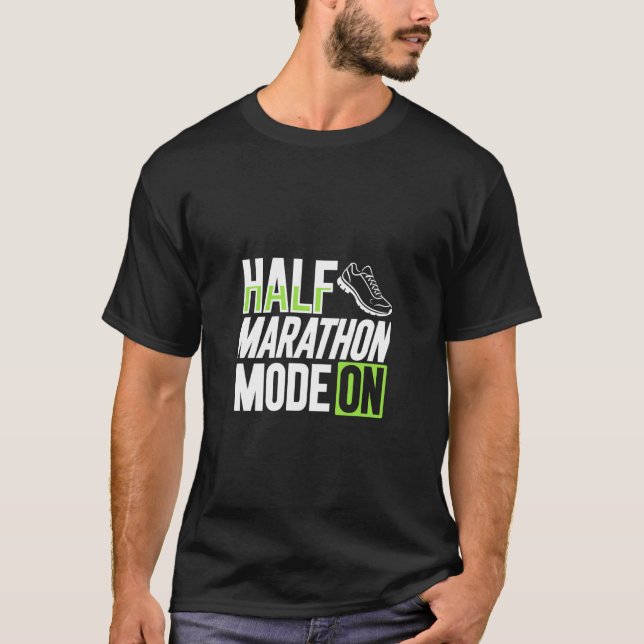 Camiseta Modo Media Maratón ACTIVADO (Anverso)