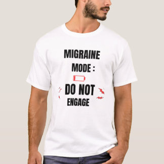 Camiseta Modo Migraña – No Molestar