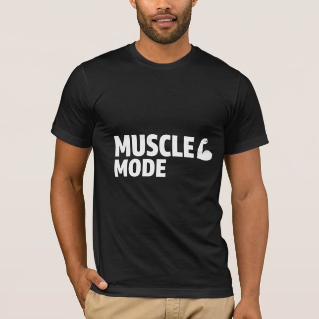 CAMISETA MODO MÚSCULO (Anverso)