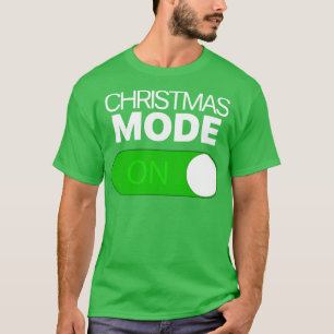 Camiseta Modo navidad Al Conmutar Iphone Android