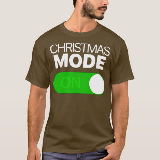 Camiseta Modo navidad Al Conmutar Iphone Android