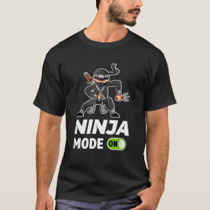 Camiseta Modo Ninja En Ninjas Karate Ninjutsu Warrior