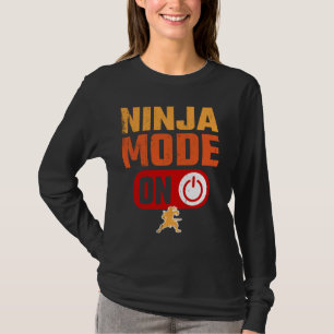Camiseta Modo Ninja En Warrior Funny